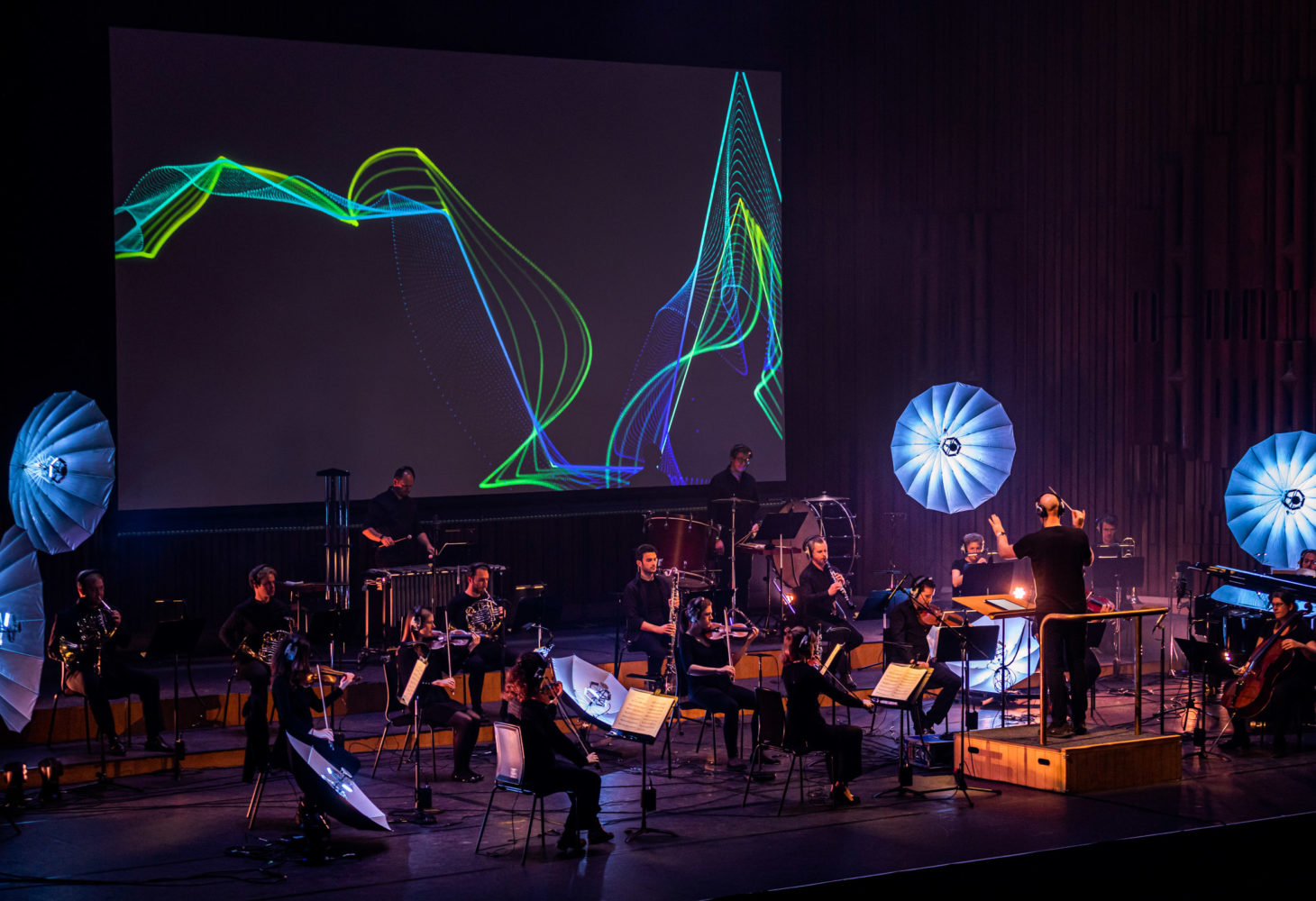 Closer up image of the symphony